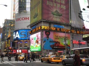new york times square times square