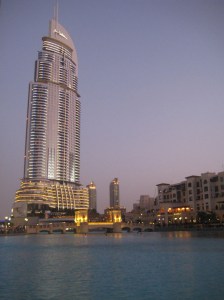 dubai at the sunset
