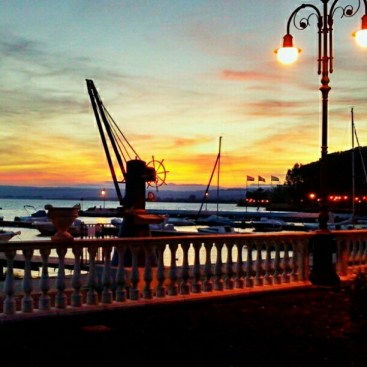 sunset lago di Bolsena