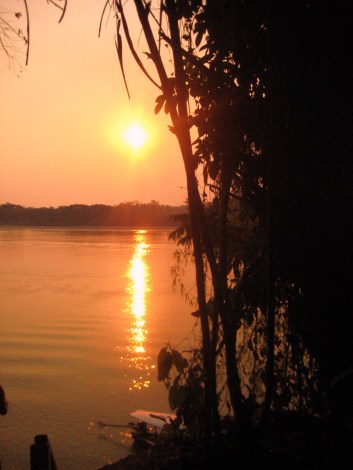 amazonia sunset