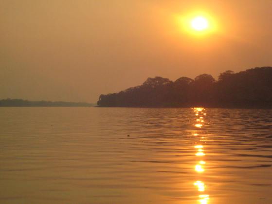 amazzonia sunset