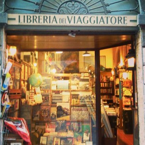 La Libreria del Viaggiatore in Via del Pellegrino, Roma