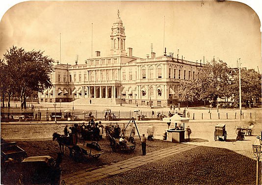 [City Hall, New York] Marcus Ormsbee  (American, active 1840s–60s)