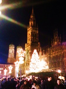 Marienplatz by night