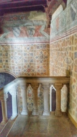 Lo scalone del castello di Poppi