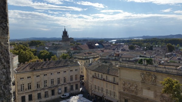 Avignone, dall'alto del Palazzo dei Papi