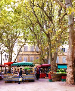 Uno dei mercati di Aix-en-Provence