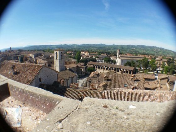 panorama gubbio