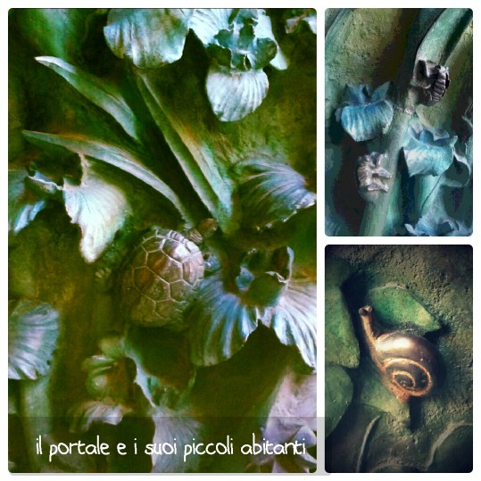 Dettagli sul portale della Sagrada Familia