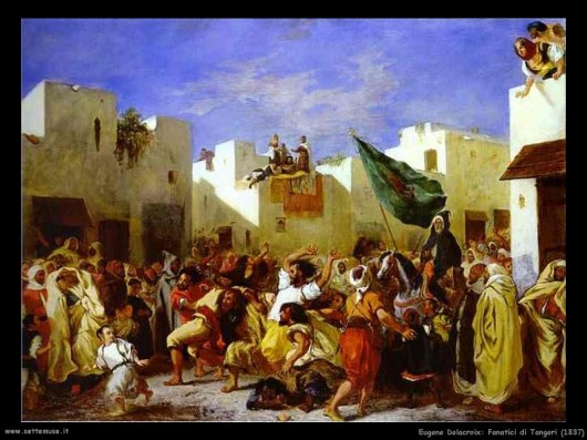 Eugène Delacroix, I fanatici di Tangeri. Credits: settemuse.it
