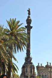 Il monumento a Colombo a Barcellona. Foto di Francesca B.