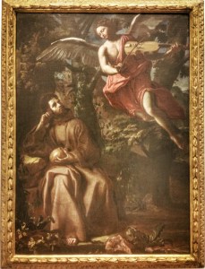 Francesco Cozza, San Francesco d'Assisi consolato dall'Angelo
