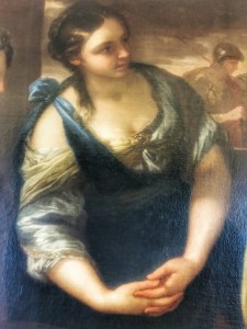 Luca Giordano, Morte di Cleopatra, particolare