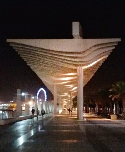 Malaga by night 