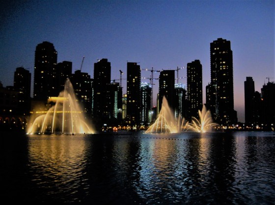 fontane luminose dubai