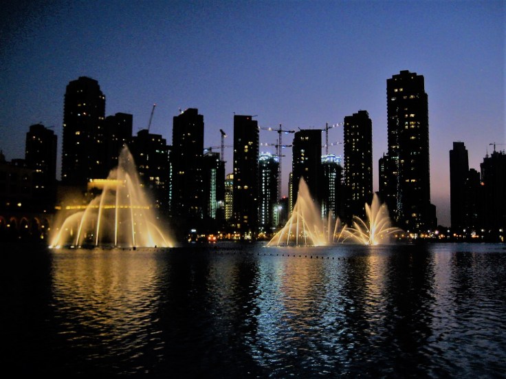 fontane luminose dubai