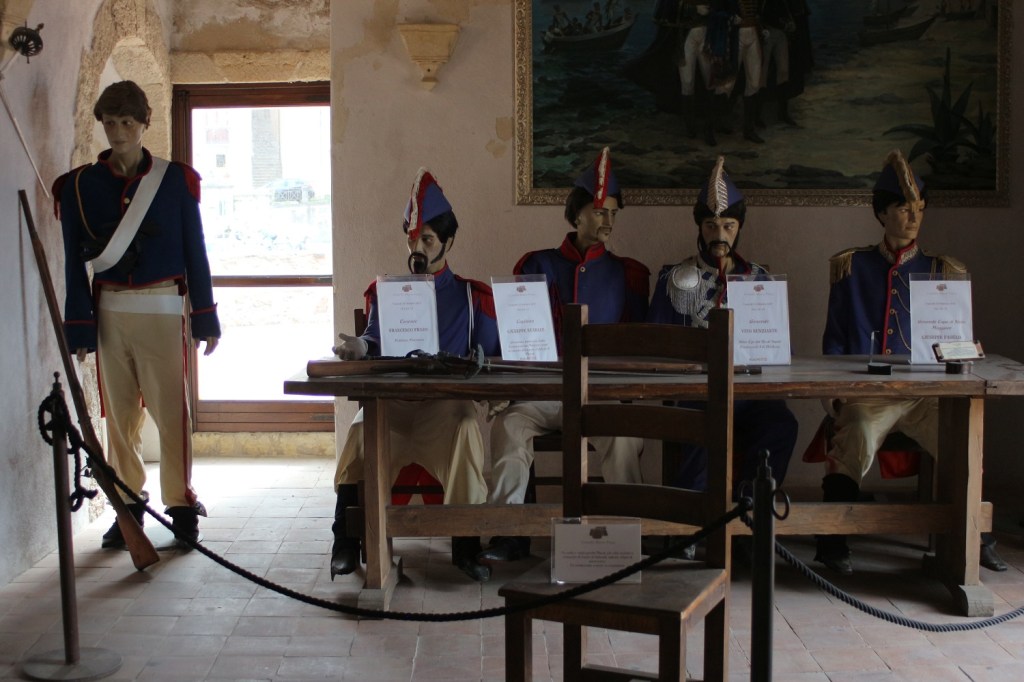 allestimento castello di pizzo